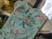 Load image into Gallery viewer, Peach Love California Open Leg Floral Tropical Pants &amp; Top Outfit LG
