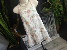 Load image into Gallery viewer, Shein White Flowy Floral Tunic Top MD
