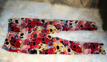 Load image into Gallery viewer, Just Cozy Sugar Skull Leggings LG
