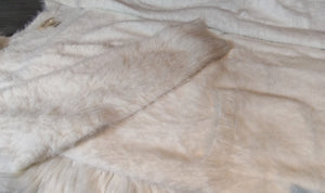 Jessica Simpson Faux Fur Abominable Snowman Cardigan XL
