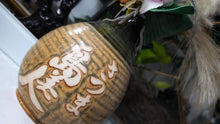 Load image into Gallery viewer, Asian Kanji Pottery Vase w/Artificial Pampas &amp; Flower Arrangement
