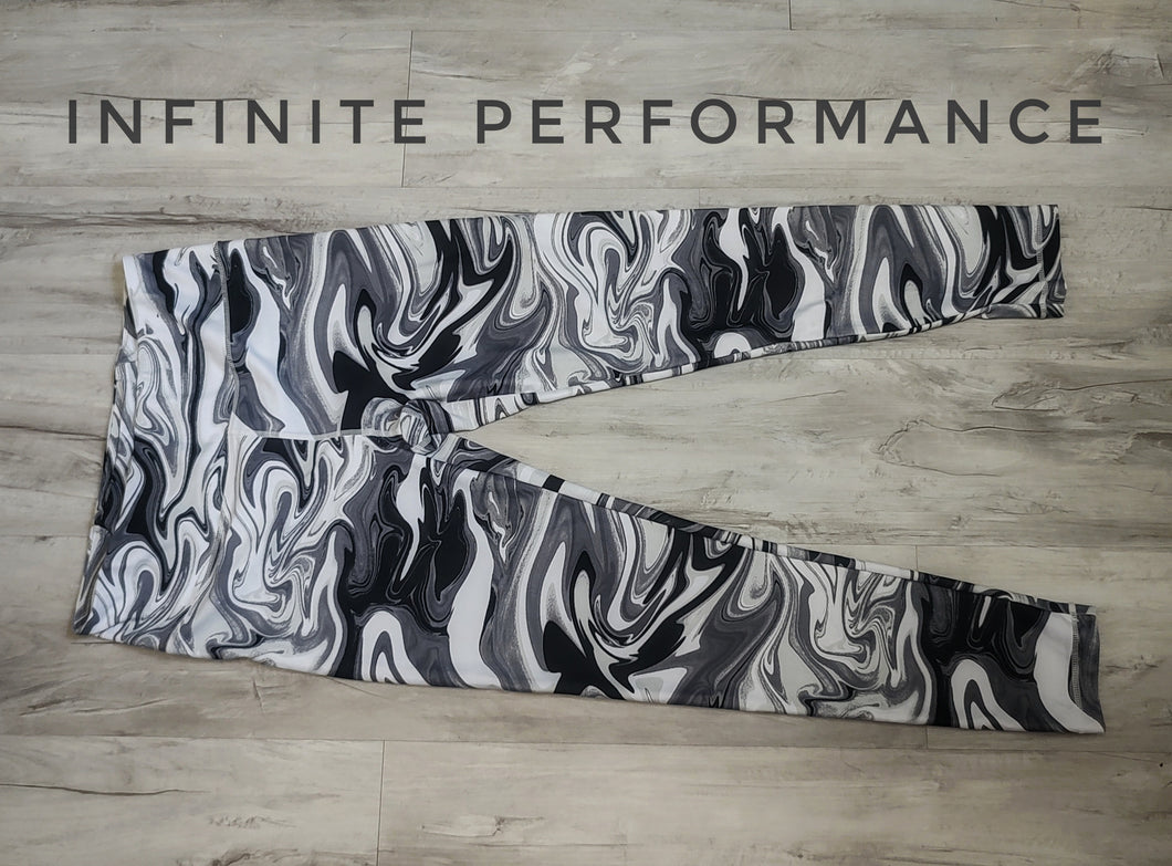 Infinite Performance Deco Swirl Leggings XL