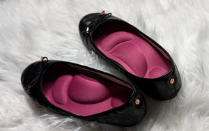 Danskin "Adore" Vegan Black Ballet Flats sz8.5