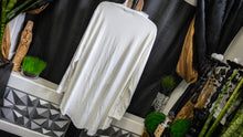 Load image into Gallery viewer, Ivory White Really Rhinestone Long Sleeve Top XL NWT
