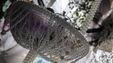 Load image into Gallery viewer, Vintage Crystal Beaded Hanging Basket/Planter
