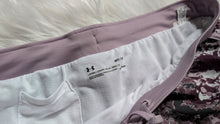 Load image into Gallery viewer, Under Armour Purple Camouflage Athletic Shorts MD
