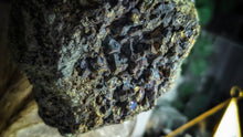 Load image into Gallery viewer, 8&quot; Electroplated Pyrite Crystal Cluster on Stand
