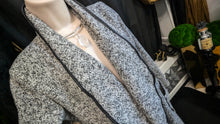 Load image into Gallery viewer, Mercer &amp; Madison Grey Asymmetrical Cardigan Jacket MD
