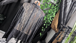 Black Lace New Woman Design Cardigan XL-1X