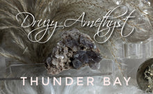 Load image into Gallery viewer, 2&quot; Thunder Bay Druzy Smokey Amethyst Crystal Cluster
