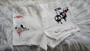 Vixen Drip Custom Pressed Gothic Panties Underwear LG