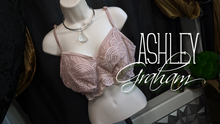 Load image into Gallery viewer, Ashley Graham Lace Accent Dusty Pink Bralette XL-2XL
