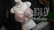 Ashley Graham Lace Accent Dusty Pink Bralette XL-2XL