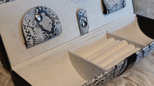 Load image into Gallery viewer, Tuscan Designs Snakeprint Jewelry Clutch
