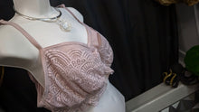 Load image into Gallery viewer, Ashley Graham Lace Accent Dusty Pink Bralette XL-2XL
