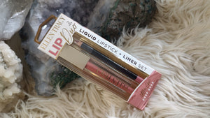 Ellen Tracy Lip Duo Liquid Lipstick & Liner NEW