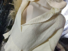 Load image into Gallery viewer, &quot;Sweater Project&quot; Ivory Hooded Bangladesh Sweater LG
