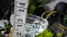 Load image into Gallery viewer, Tall Crystal Candle Holder &amp; Mini Gold Triangular Terrarium
