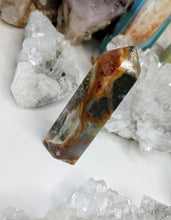 Load image into Gallery viewer, Chocolate Calcite &amp; Pyrite Crystal Pillar Tower

