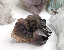 Load image into Gallery viewer, Thunder Bay Black Elestial Celestial Amethyst Crystal
