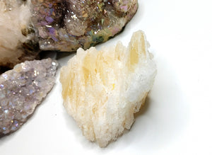 Orange Calcite Crystal Cluster