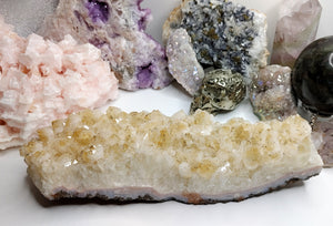 Citrine Quartz Crystal Cluster