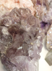 Rare Amethyst Crystal Cluster from Dynamite Explosion