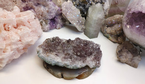 Amethyst Druzy Crystal Cluster