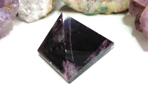Purple Fluorite Crystal Pyramid