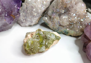 Epidote Quartz Crystal