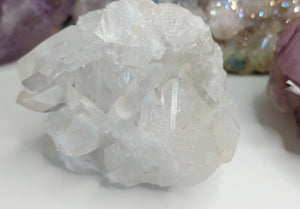 Clear Quartz Crystal Cluster