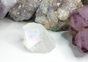 Angel Aura Quartz Crystal Point