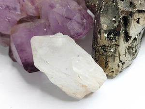 Rare Hollandite Quartz Crystal Point
