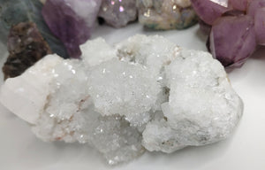 Apophyllite Zeolite Quartz Crystal Cluster