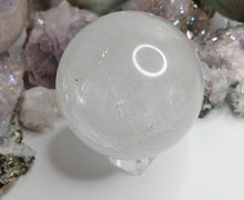 Load image into Gallery viewer, Rainbow Clear Quartz Crystal Sphere with Base

