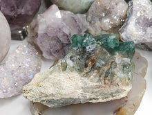 Load image into Gallery viewer, 4&quot; Green Fluorite Crystal Cluster
