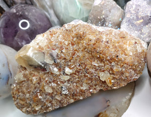 Calcite Quartz Crystal Cluster