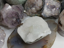 Load image into Gallery viewer, White Calcite in Druzy Matrix Crystal
