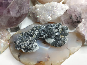 Bulgarian Quartz Galena Pyrite Sphalerite Crystal