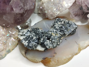 Bulgarian Quartz Galena Pyrite Sphalerite Crystal
