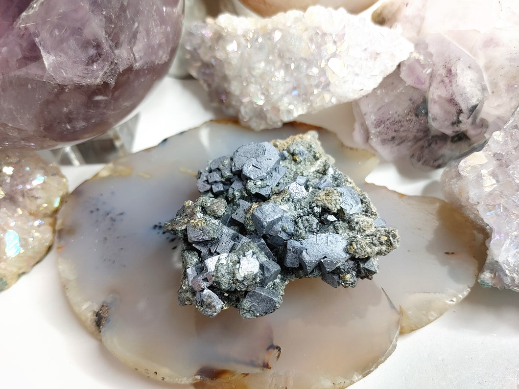 Bulgarian Galena Pyrite Crystal