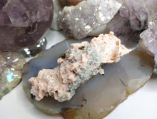 Load image into Gallery viewer, Bulgarian Quartz Pyrite Rhodochrosite Crystal
