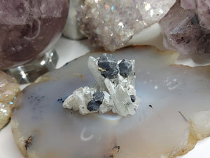 Bulgarian Quartz Galena Crystal