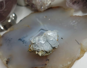 Rare Bulgarian Celestite Pyrite Crystal