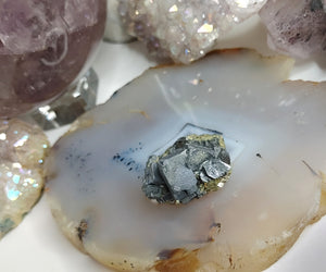Bulgarian Galena Pyrite Crystal