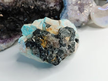 Load image into Gallery viewer, Rare Amazonite &amp; Lepidolite Crystal Cluster
