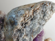 Load image into Gallery viewer, Druzy Amethyst Crystal on Stand
