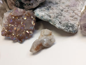 Ametrine Spirit Cactus Quartz Crystal Cluster
