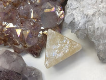 Load image into Gallery viewer, Rainbow Shean Honey Calcite Crystal Pyramid
