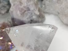 Load image into Gallery viewer, Sheen Clear Quartz Crystal Pyramid (chipped corner)
